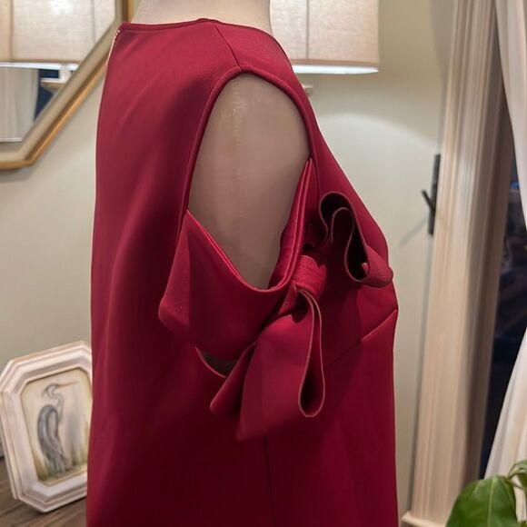Ted Baker London Cold Shoulder Bow Sleeves Ted Size 4/US 10 - Picture 3 of 8